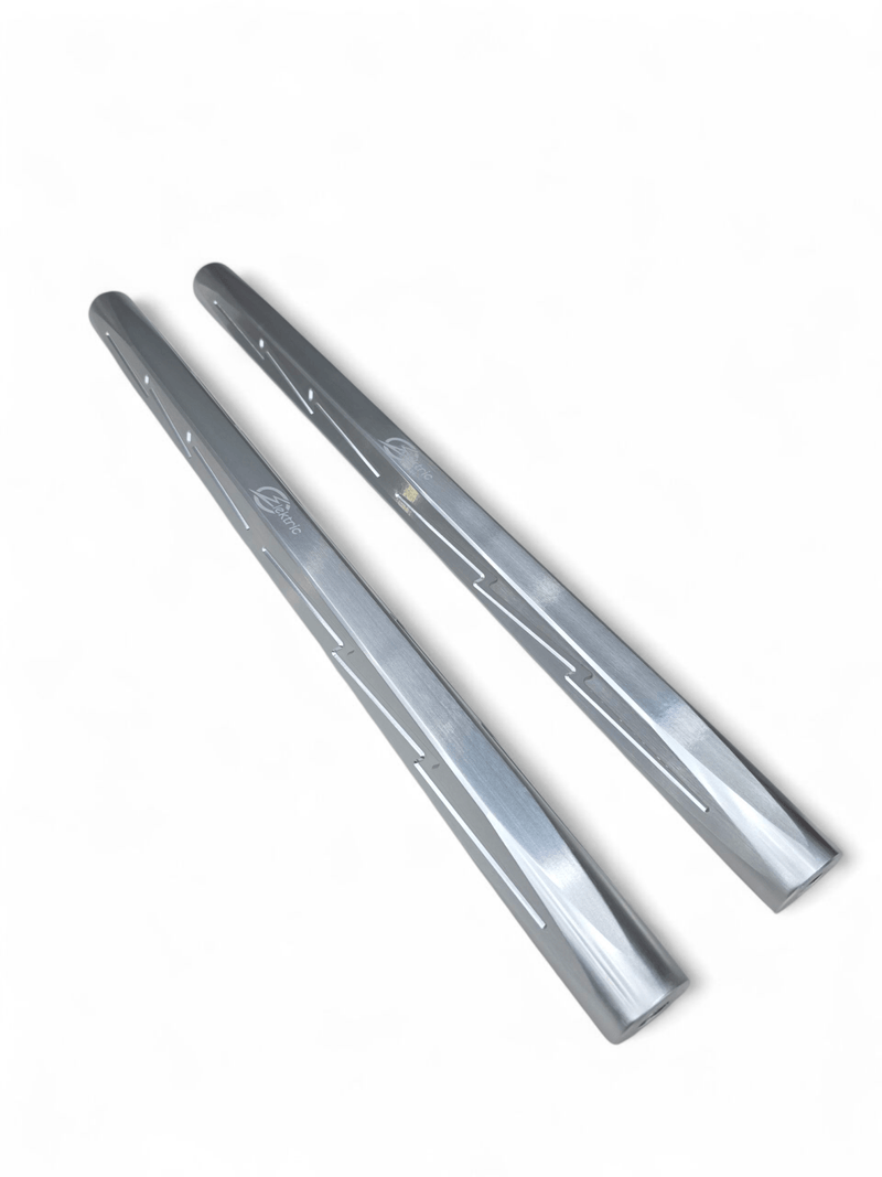 Elektric Offroad Billet Tie Rods Anodized Clear for 2017+ Can Am X3 Maverick (RS 72" Model Only) - Rugged Terrain