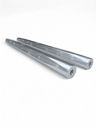 Elektric Offroad Billet Tie Rods Anodized Clear for 2017+ Can Am X3 Maverick (RS 72" Model Only) - Rugged Terrain