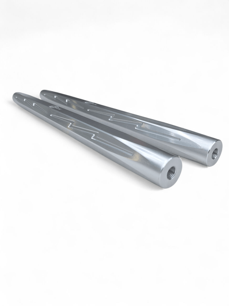 Elektric Offroad Billet Tie Rods Anodized Clear for 2017+ Can Am X3 Maverick (RS 72" Model Only) - Rugged Terrain