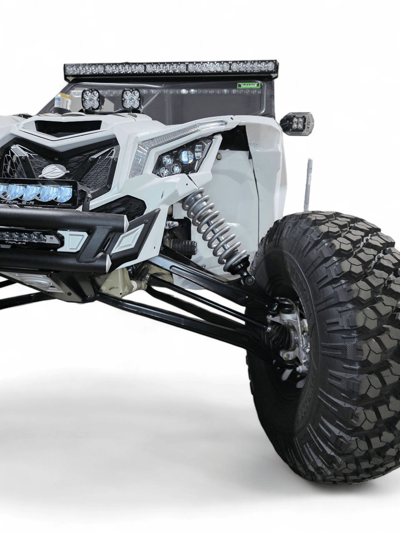 Elektric Offroad Billet Tie Rods Anodized Black for 2017+ Can Am X3 Maverick (RS 72" Model Only) - Rugged Terrain