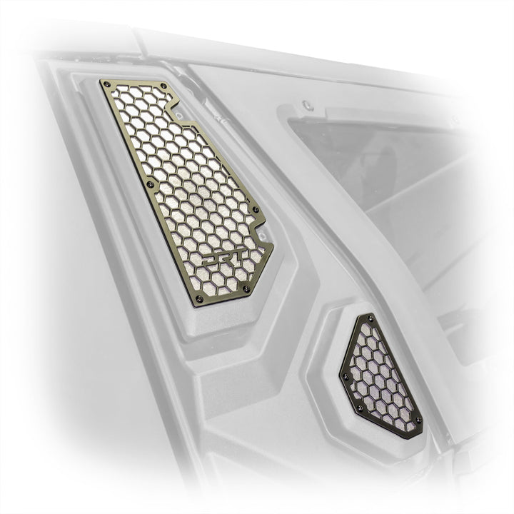 DRT Polaris 2024+ Xpedition Side Air Intake Vent Mesh Set - Rugged Terrain