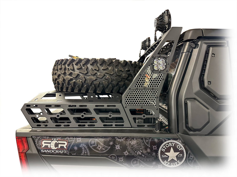 DRT 2024+ Xpedition Chase Rack / Tire Carrier System - Rugged Terrain