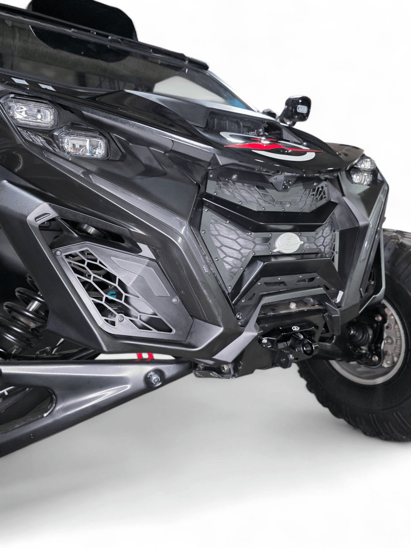 Elektric Offroad Volt 3 - piece Grill for 2024+ Can - Am Maverick R - Rugged Terrain