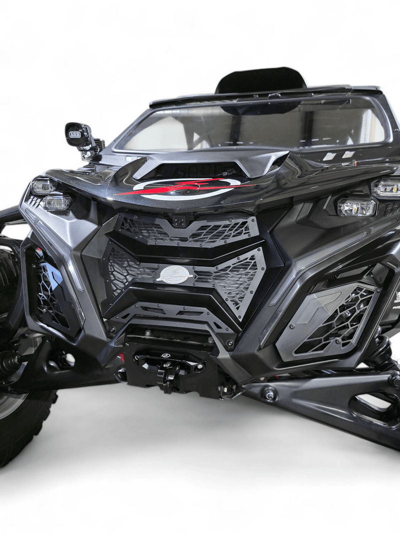 Elektric Offroad Volt 3 - piece Grill for 2024+ Can - Am Maverick R - Rugged Terrain