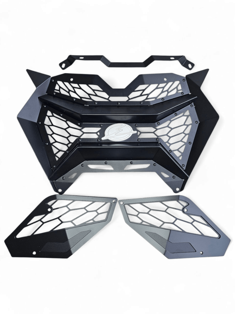 Elektric Offroad Volt 3 - piece Grill for 2024+ Can - Am Maverick R - Rugged Terrain