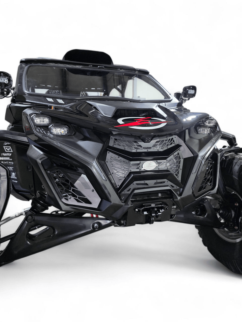 Elektric Offroad Volt 3 - piece Grill for 2024+ Can - Am Maverick R - Rugged Terrain