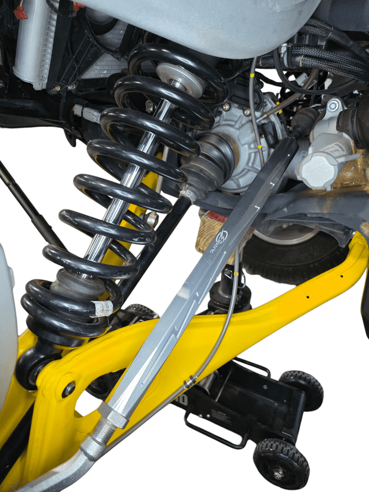 Elektric Offroad Billet Tie Rods Anodized Clear for 2024+ Can - Am Maverick R - Rugged Terrain