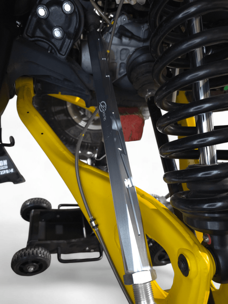 Elektric Offroad Billet Tie Rods Anodized Clear for 2024+ Can - Am Maverick R - Rugged Terrain