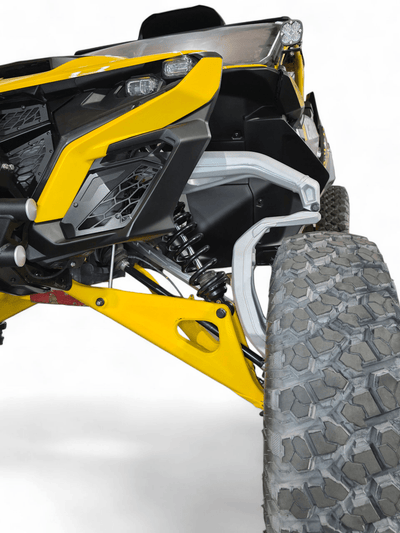 Elektric Offroad Billet Tie Rods Anodized Clear for 2024+ Can - Am Maverick R - Rugged Terrain