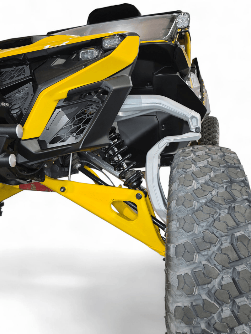 Elektric Offroad Billet Tie Rods Anodized Clear for 2024+ Can - Am Maverick R - Rugged Terrain