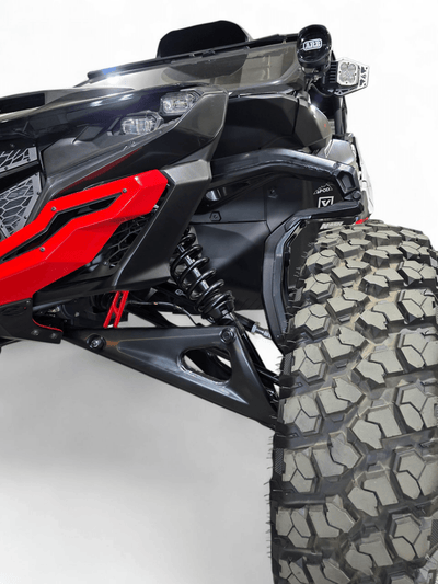 Elektric Offroad Billet Tie Rods Anodized Black for 2024+ Can - Am Maverick R - Rugged Terrain