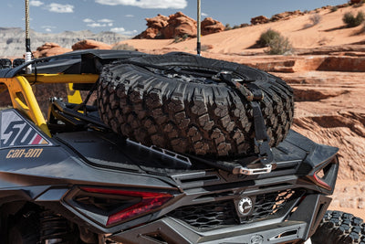 Elektric Offroad Volt Tire Rack for Volt Baja Box for 2024+ Can - am Maverick R - Rugged Terrain