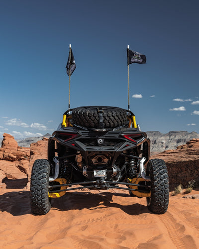 Elektric Offroad Volt Tire Rack for Volt Baja Box for 2024+ Can - am Maverick R - Rugged Terrain