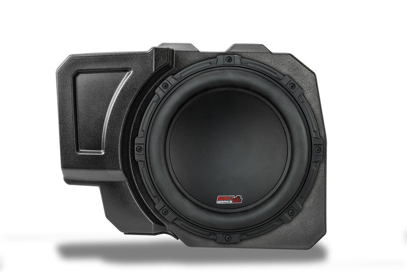 2020 - 2024 Polaris RZR Pro R/Turbo R/Pro XP 4 Rear - Seat 10in Subwoofer - Enclosure - Rugged Terrain