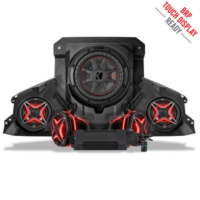 2024 - 2026 Can - Am® Maverick R, Phase - 4 V - Spec 1650watt 5 - Speaker Stereo System - Rugged Terrain