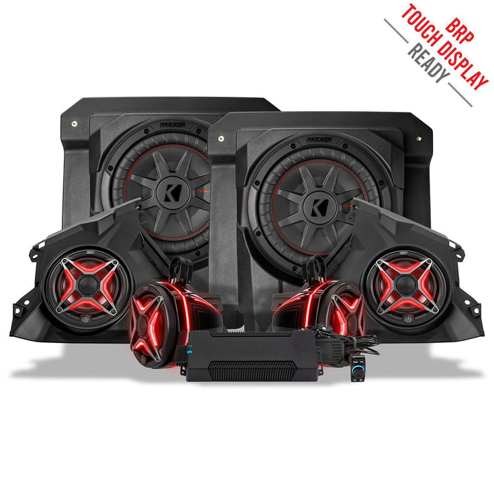 2024 - 2026 Can - Am® Maverick R, Phase - 5 V - Spec 1650watt 6 - Speaker Stereo System - Rugged Terrain