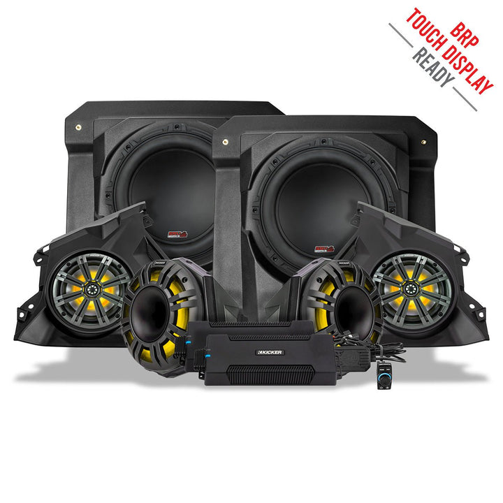 2024 Can - Am® Maverick R, Phase - 6 K - Spec 1650watt 6 - Speaker System with 8" Horns - Rugged Terrain