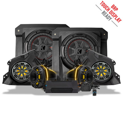 2024 - 2026 Can - Am® Maverick R, Phase - 6 K - Spec 1650watt 6 - Speaker Stereo System with Kicker Horns - Rugged Terrain