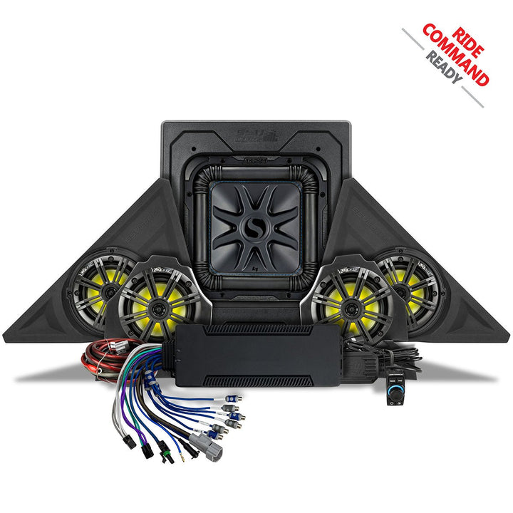 2018 - 2025 Polaris® Slingshot Phase - 6 K - Spec 1400watt 5 - Speaker Audio - System for Ride Command - Rugged Terrain