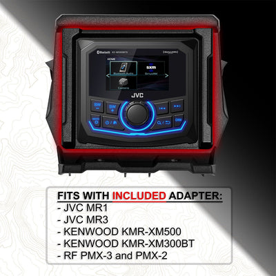 2017 - 2026 CanAm X3 Multi - Media Receiver Mounting Kit - Rugged Terrain