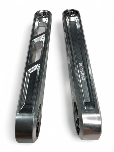 Elektric Offroad Front Sway Bar Links Anodized (Clear) for 2024+ Can - Am Maverick R - Rugged Terrain