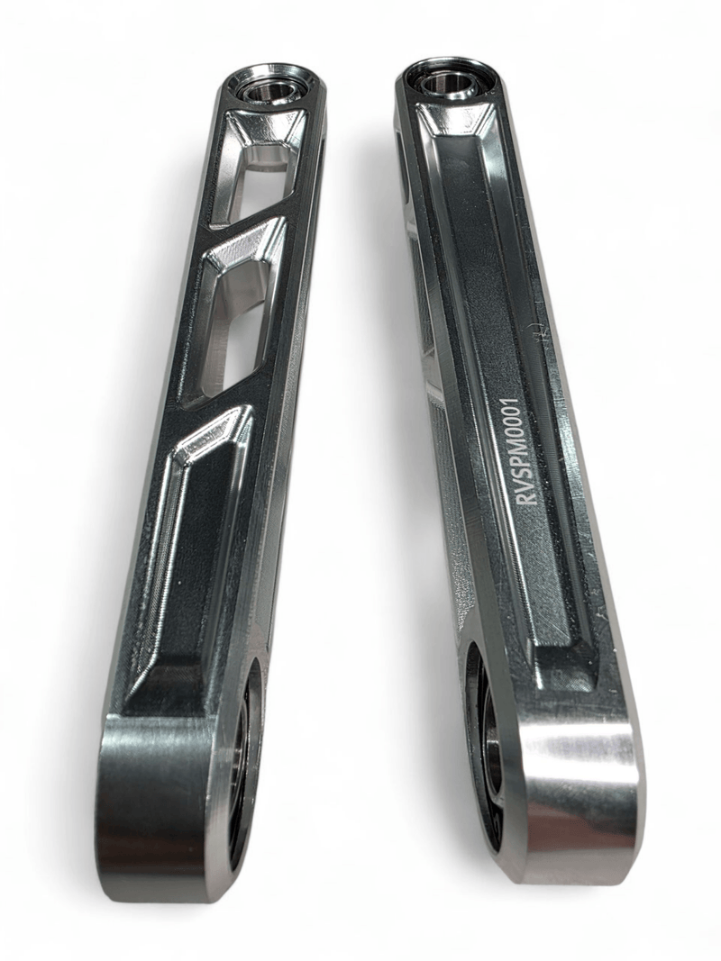 Elektric Offroad Front Sway Bar Links Anodized (Clear) for 2024+ Can - Am Maverick R - Rugged Terrain