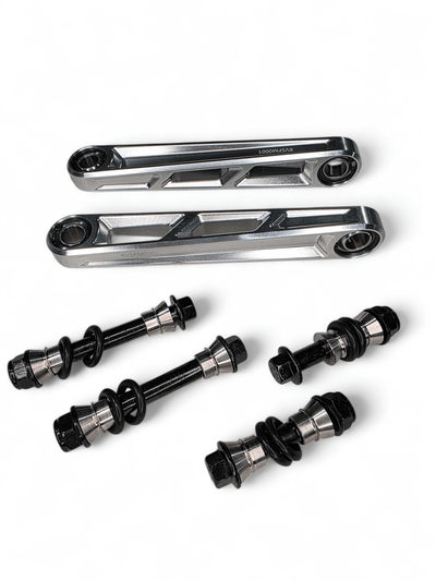 Elektric Offroad Front Sway Bar Links Anodized (Clear) for 2024+ Can - Am Maverick R - Rugged Terrain