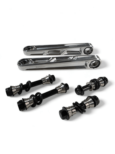 Elektric Offroad Front Sway Bar Links Anodized (Clear) for 2024+ Can - Am Maverick R - Rugged Terrain