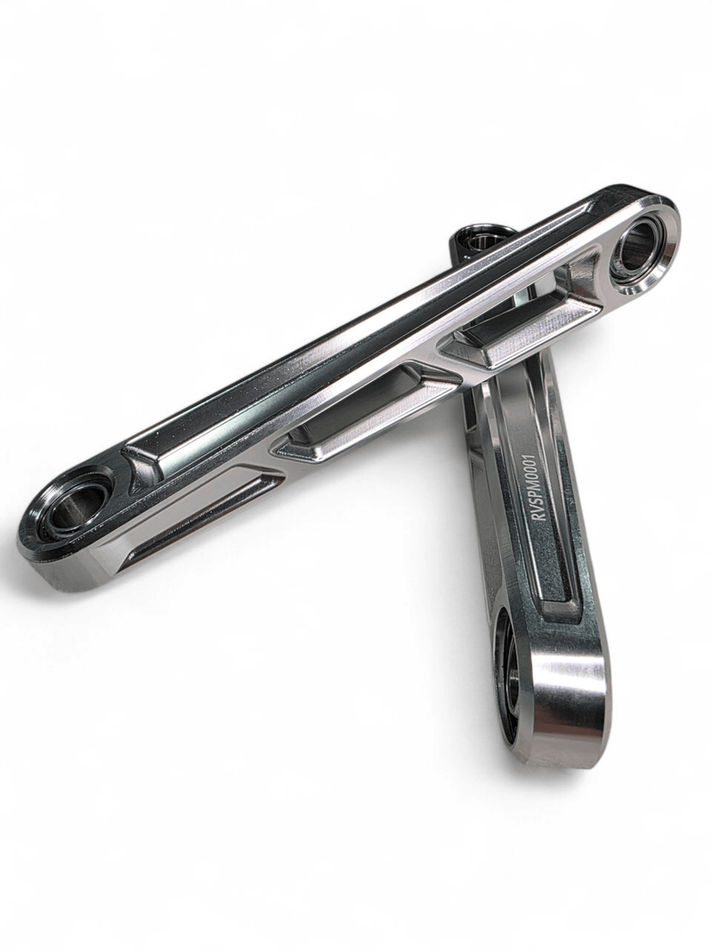 Elektric Offroad Front Sway Bar Links Anodized (Clear) for 2024+ Can - Am Maverick R - Rugged Terrain