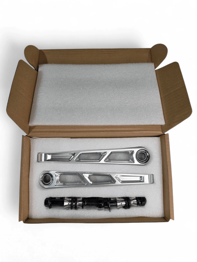 Elektric Offroad Front Sway Bar Links Anodized (Clear) for 2024+ Can - Am Maverick R - Rugged Terrain