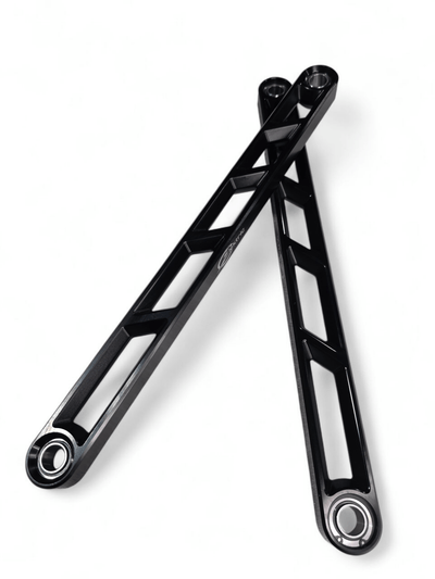 Elektric Offroad Rear Sway Bar Links Anodized Black for 2024+ Can Am Maverick R - Rugged Terrain