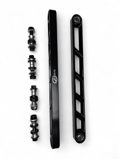 Elektric Offroad Rear Sway Bar Links Anodized Black for 2024+ Can Am Maverick R - Rugged Terrain