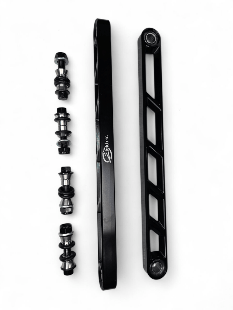 Elektric Offroad Rear Sway Bar Links Anodized Black for 2024+ Can Am Maverick R - Rugged Terrain