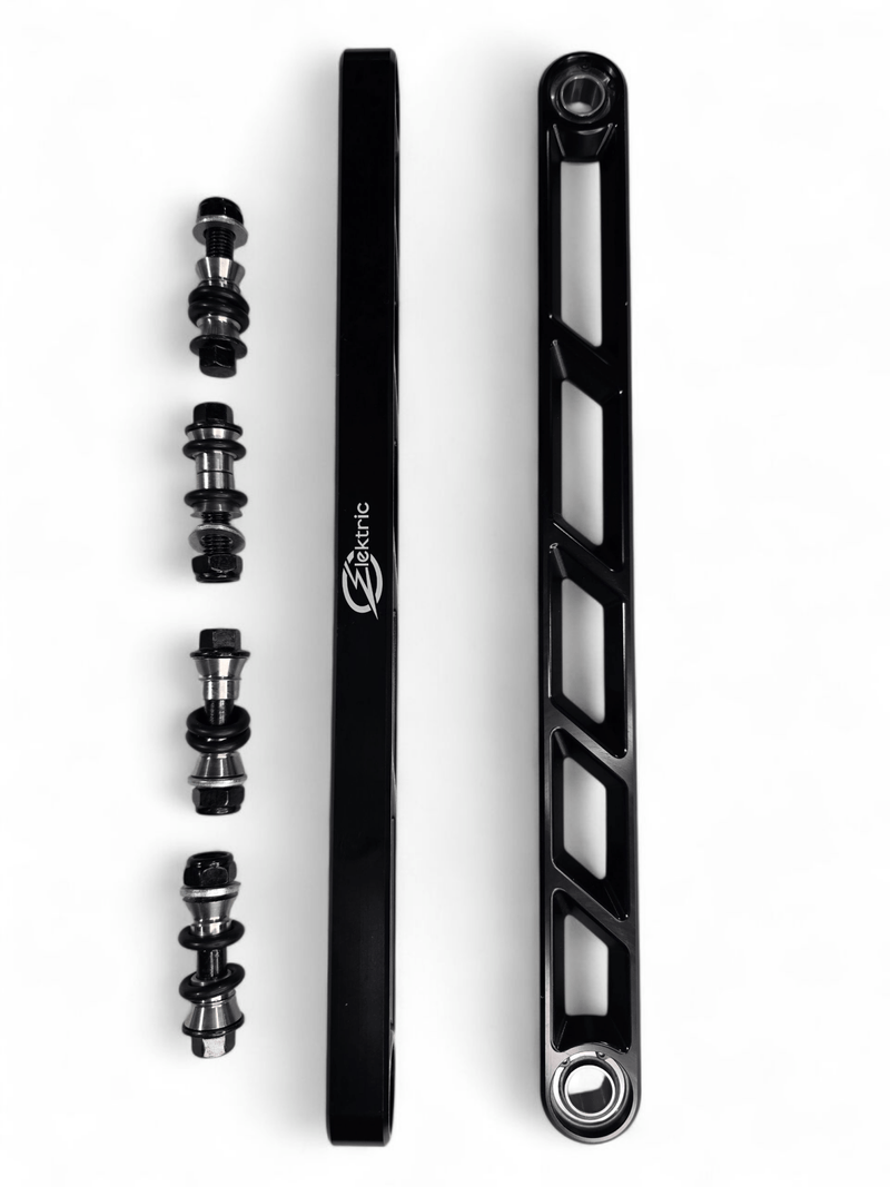 Elektric Offroad Rear Sway Bar Links Anodized Black for 2024+ Can Am Maverick R - Rugged Terrain