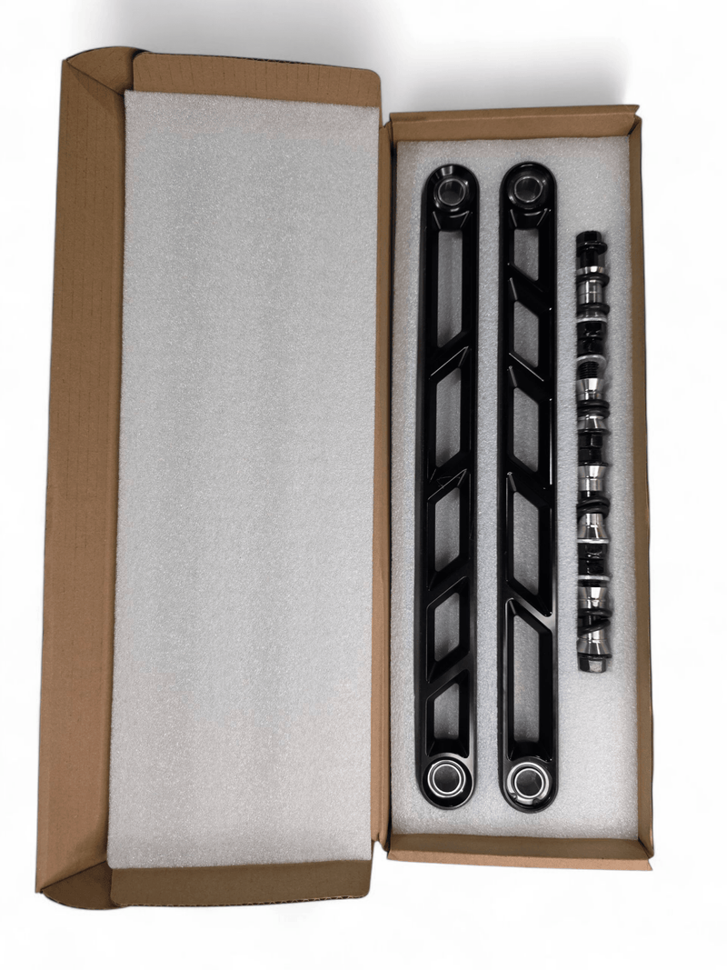 Elektric Offroad Rear Sway Bar Links Anodized Black for 2024+ Can Am Maverick R - Rugged Terrain