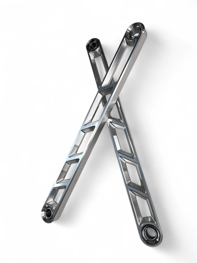 Elektric Offroad Rear Sway Bar Links Anodized Clear for 2024+ Can Am Maverick R - Rugged Terrain