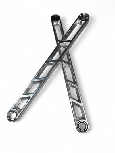 Elektric Offroad Rear Sway Bar Links Anodized Clear for 2024+ Can Am Maverick R - Rugged Terrain