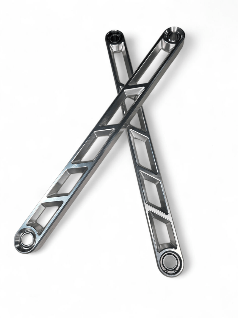 Elektric Offroad Rear Sway Bar Links Anodized Clear for 2024+ Can Am Maverick R - Rugged Terrain