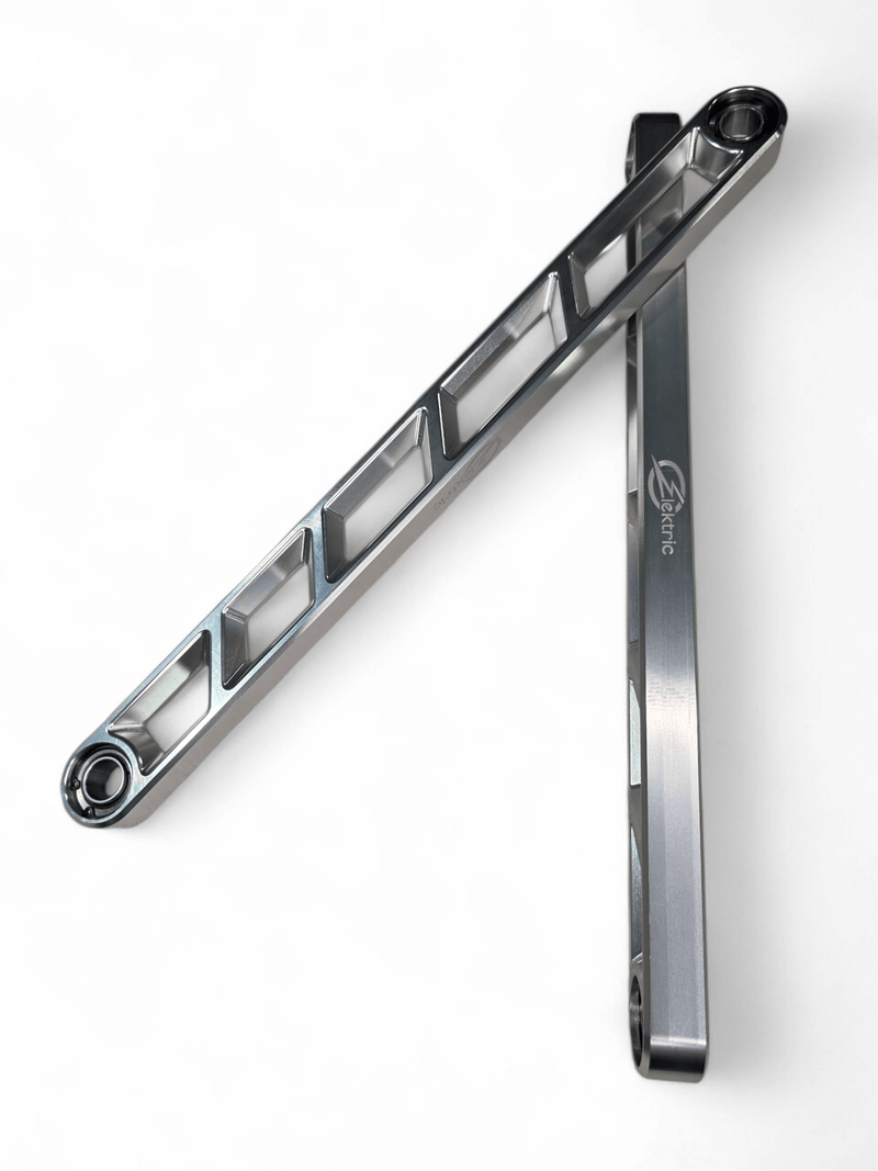 Elektric Offroad Rear Sway Bar Links Anodized Clear for 2024+ Can Am Maverick R - Rugged Terrain