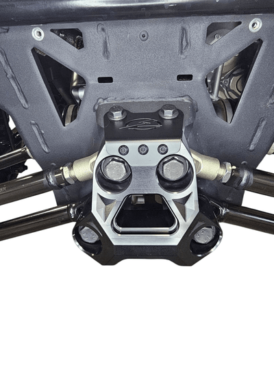 Elektric Offroad Billet Radius Rod Plate (Black) for 2024+ Can Am Maverick R - Rugged Terrain