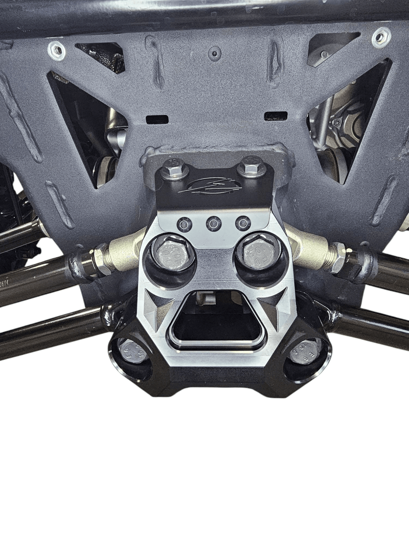 Elektric Offroad Billet Radius Rod Plate (Black) for 2024+ Can Am Maverick R - Rugged Terrain