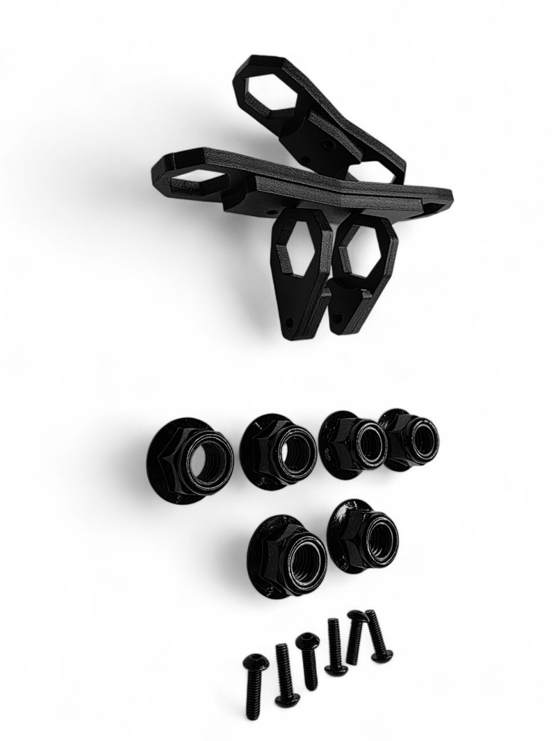 Elektric Offroad Rear Link Nut Plate Kit for 2024+ Can - Am Maverick R - Rugged Terrain