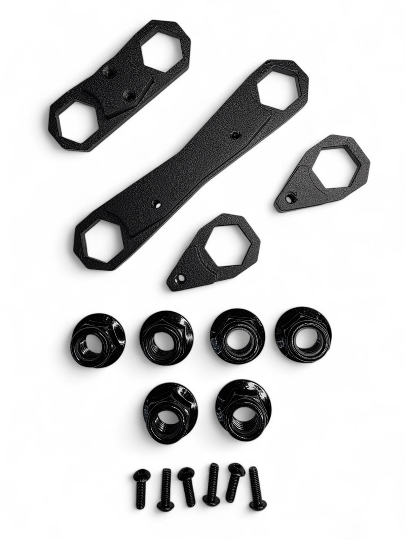 Elektric Offroad Rear Link Nut Plate Kit for 2024+ Can - Am Maverick R - Rugged Terrain