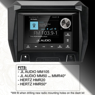 2025 - 2026 Polaris® RZR Pro R, Pro S and Pro XP Multi - Media Receiver Mounting Kit - Rugged Terrain