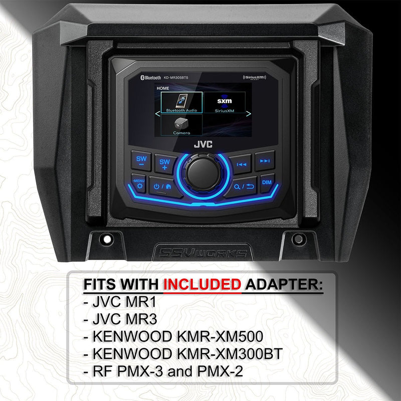 2025 - 2026 Polaris® RZR Pro R, Pro S and Pro XP Multi - Media Receiver Mounting Kit - Rugged Terrain