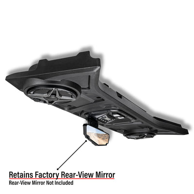 2024 - 2026 Polaris® RZR XP 1000 2 - Speaker Overhead Soundbar w/MRB3S Bluetooth Radio and Built - in Dome Light - Rugged Terrain