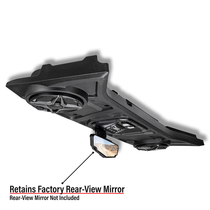 2024 - 2026 Polaris® RZR XP 1000 2 - Speaker Overhead Soundbar w/MRB3S Bluetooth Radio and Built - in Dome Light - Rugged Terrain