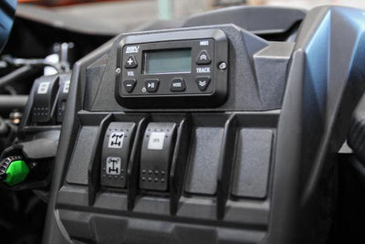 2017 - 2022 CanAm Maverick X3 Dash Mounting Panel for MRB3 Bluetooth Media Controller - Rugged Terrain