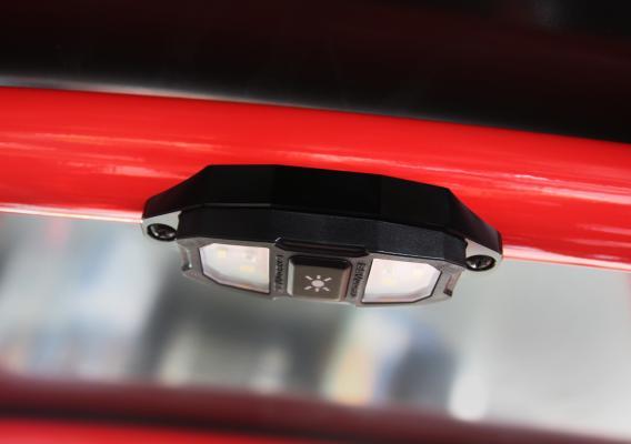 Dome Light With Billet Screw In Mount For 1.75” Tube