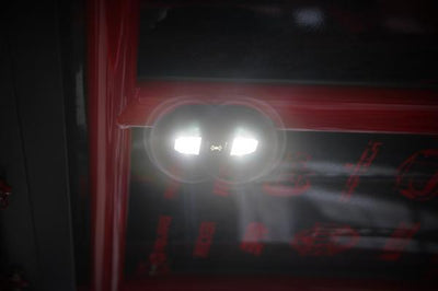 Dome Light With Billet Screw In Mount For 1.75” Tube